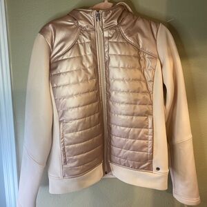Calia by Carrie Underwood pink moto jacket size large